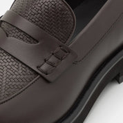 EMPORIO ARMANI Schuhe Gr 43 braun Leder
