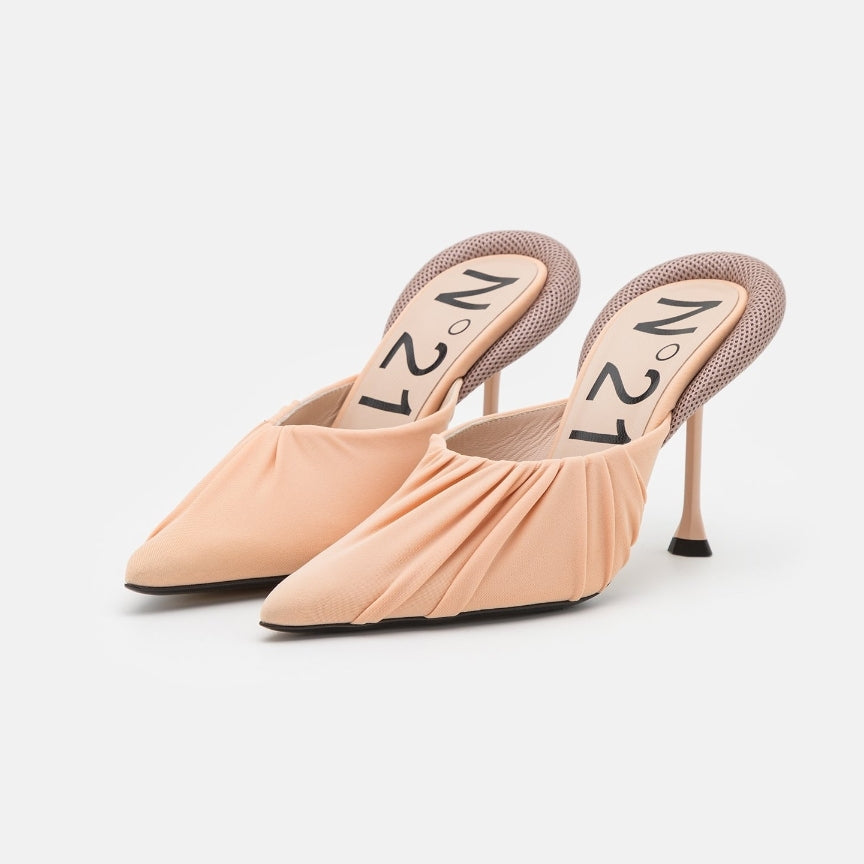 N21 Mules mules nude pêche taille 38