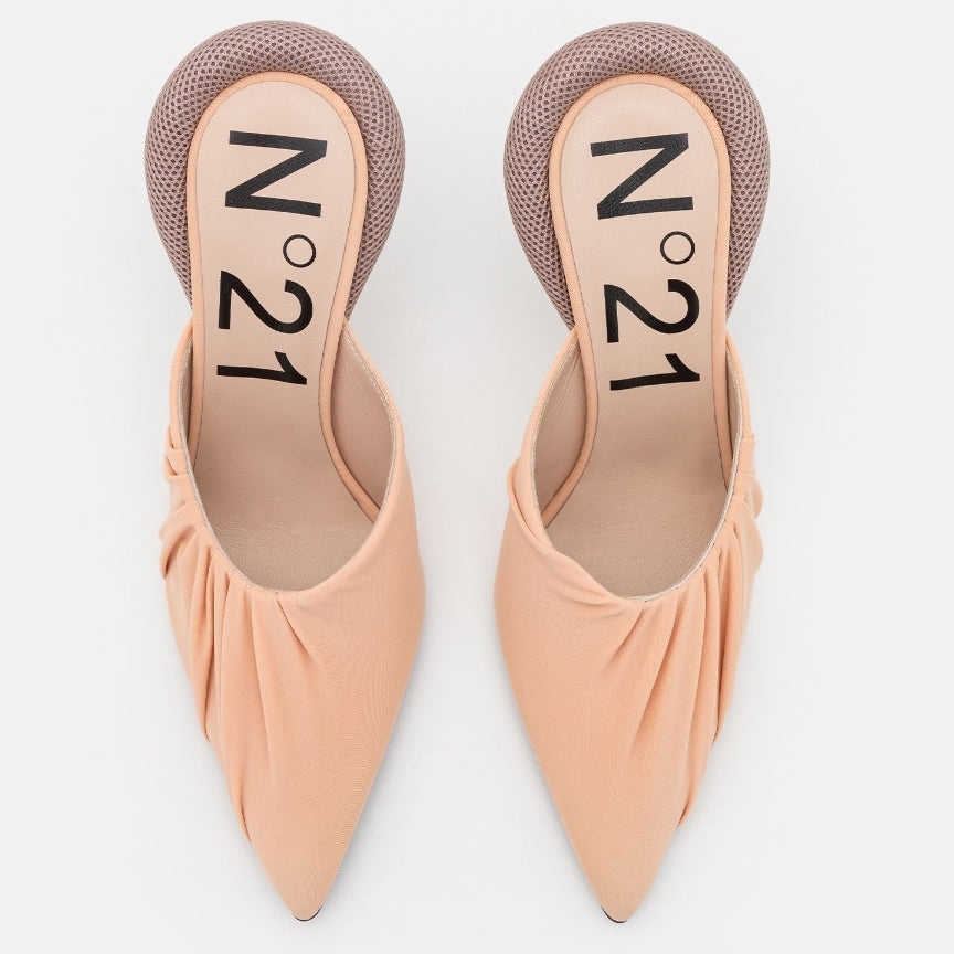 N21 Mules mules nude pêche taille 38