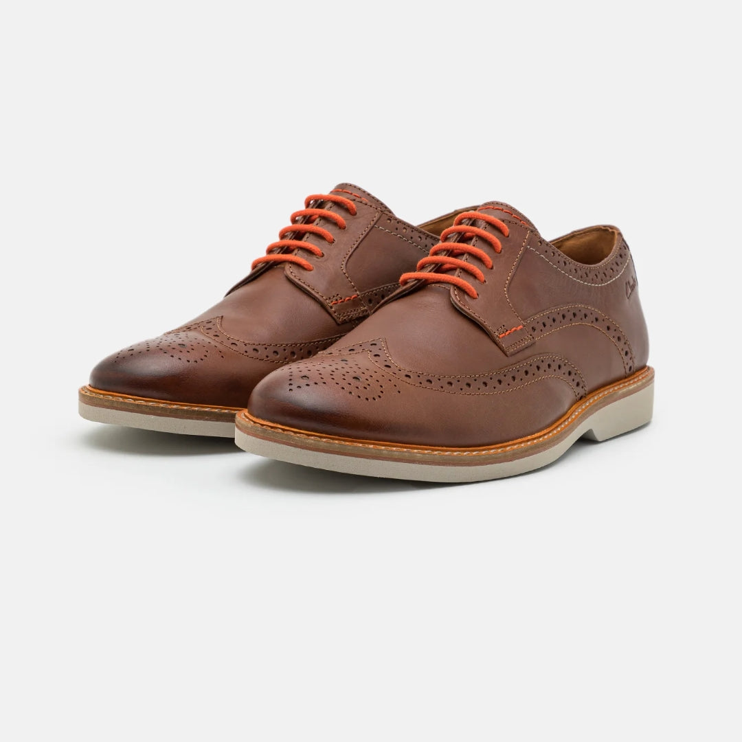 Derbies CLARKS marron orange taille 45,5