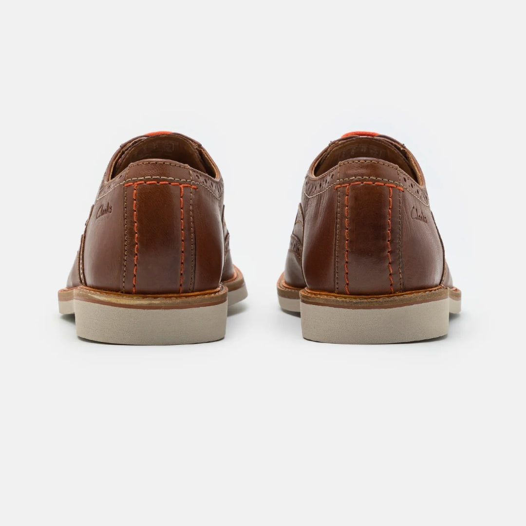 Derbies CLARKS marron orange taille 45,5