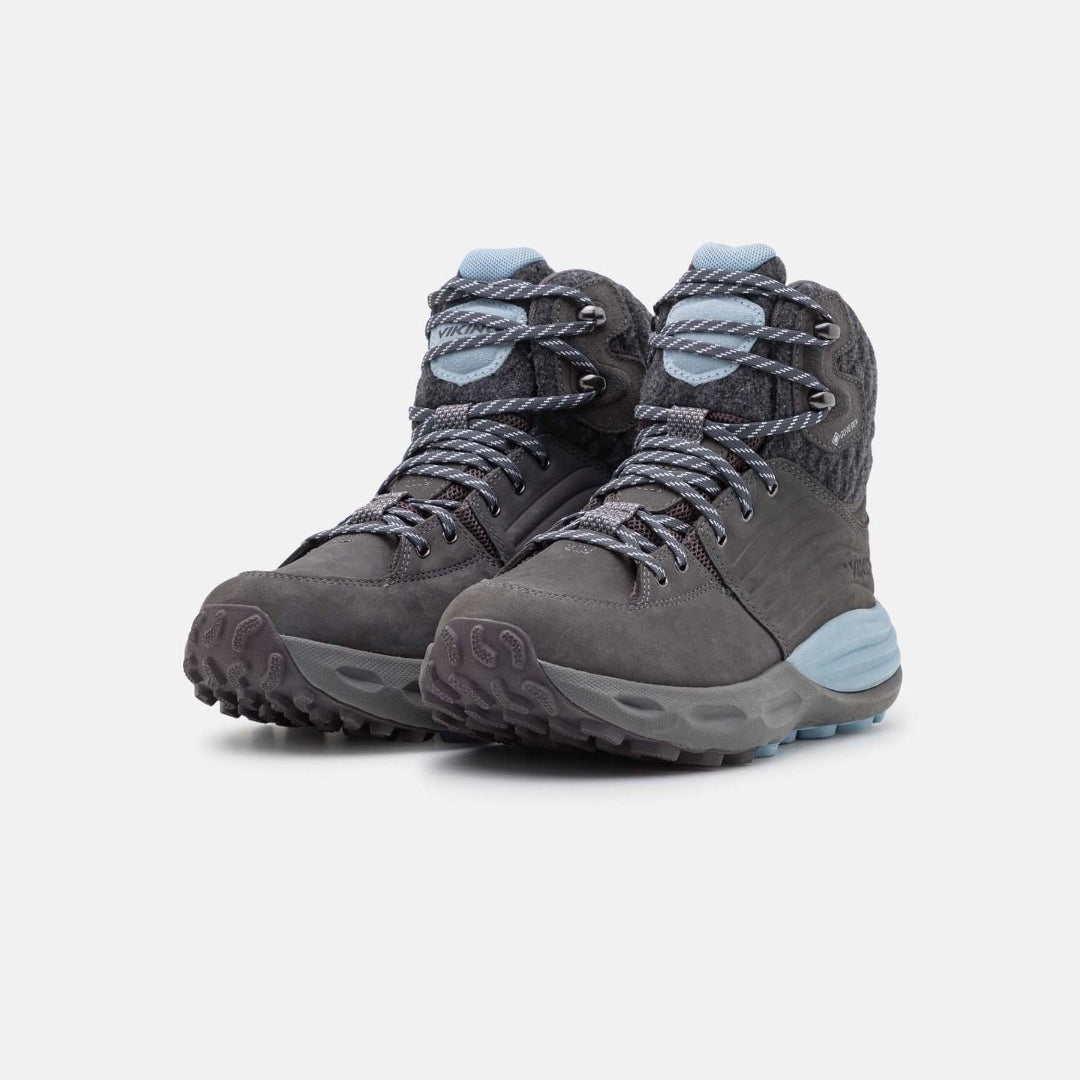 VIKING EXPLORER HIGH GTX chaussure de randonnée bottes sneaker gris bleu taille 35 / 36 / 37 / 38 / 39