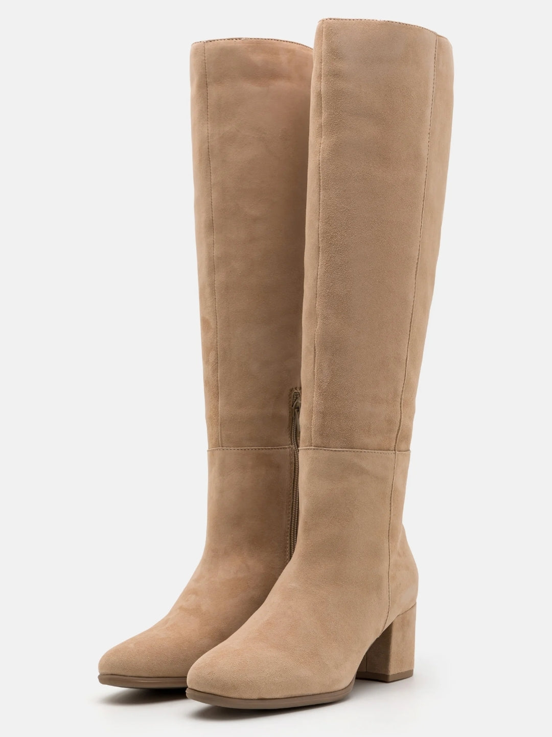 ANNA FIELD bottes cuir beige taille 39