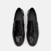 THE KOOPLES Schnürer schwarz Lack Gr 43