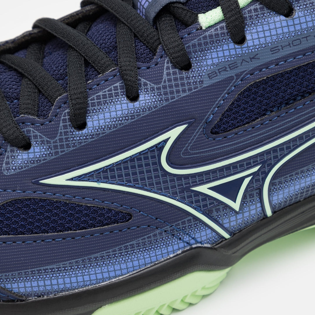 MIZUNO Break Shot 4 Sneaker blau grün Gr 41,5