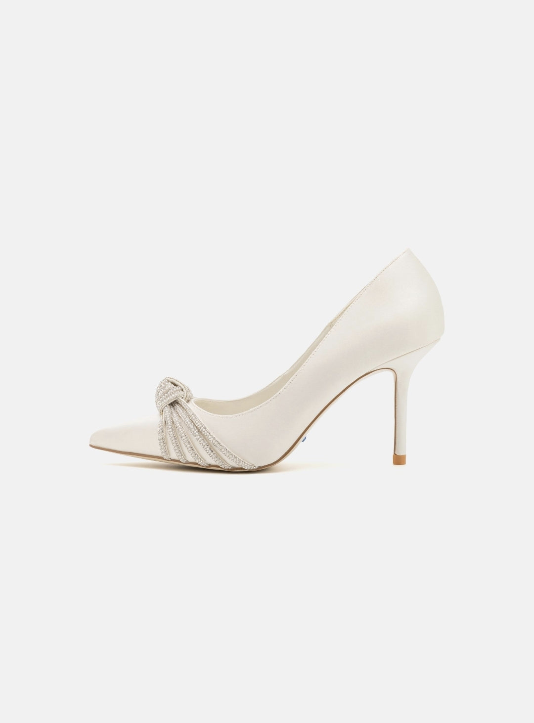 DUNE LONDON talons hauts taille 38,5 escarpins BEAUTIES IVORY strass chaussures de mariée de mariage blanc