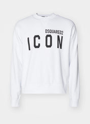 (127) DSQUARED2 Sweatshirt weiß ICON