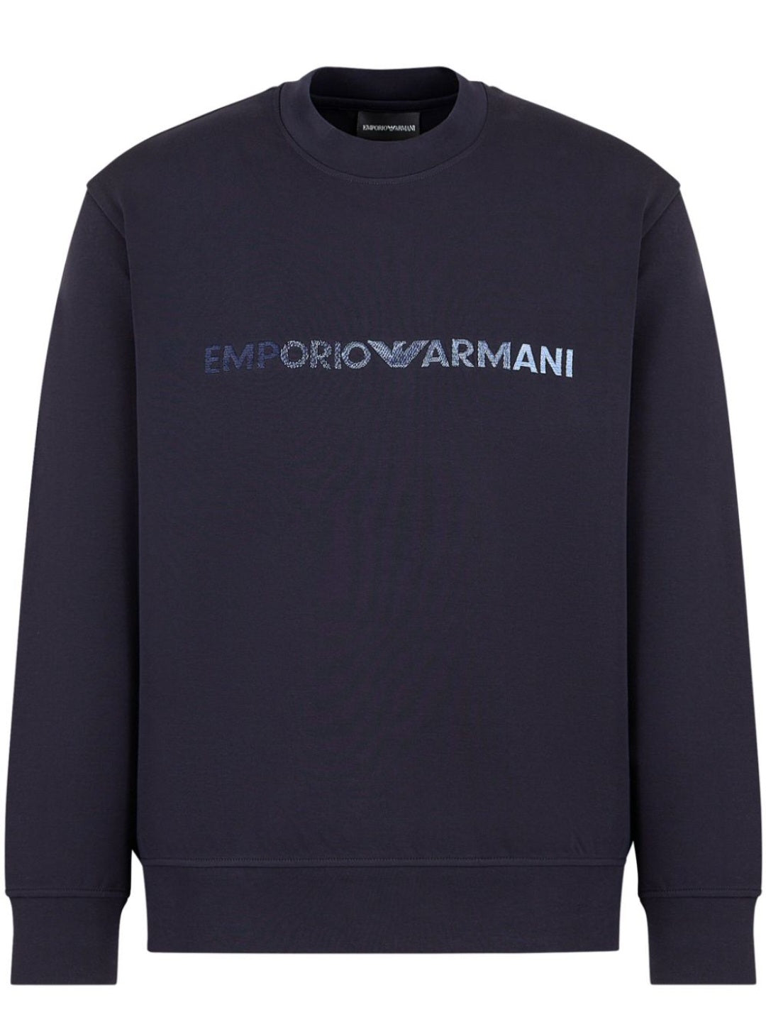 (96) Armani Pullover navyblau gestickt