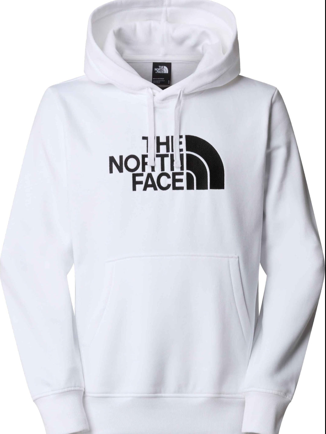 (131) The North Face Hoodie weiß Logo gedruckt
