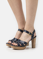 RALPH LAUREN High Heels Gr 38 blau