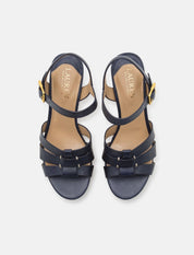 RALPH LAUREN High Heels Gr 38 blau