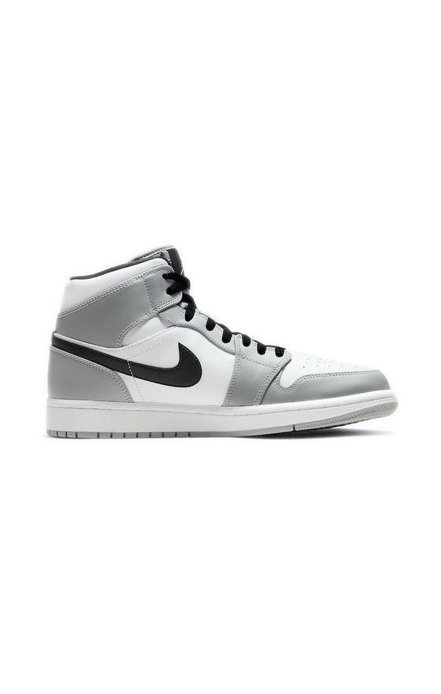 Air Jordan 1 Mid 554724 092 Weiß grau schwarz