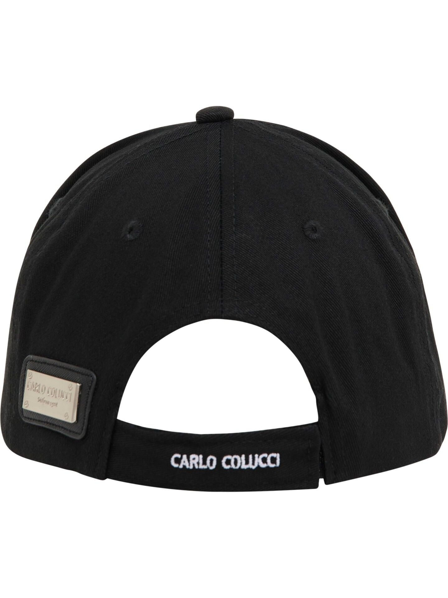 (68) Carlo Colucci Cap schwarz Metall Ikarus Logo