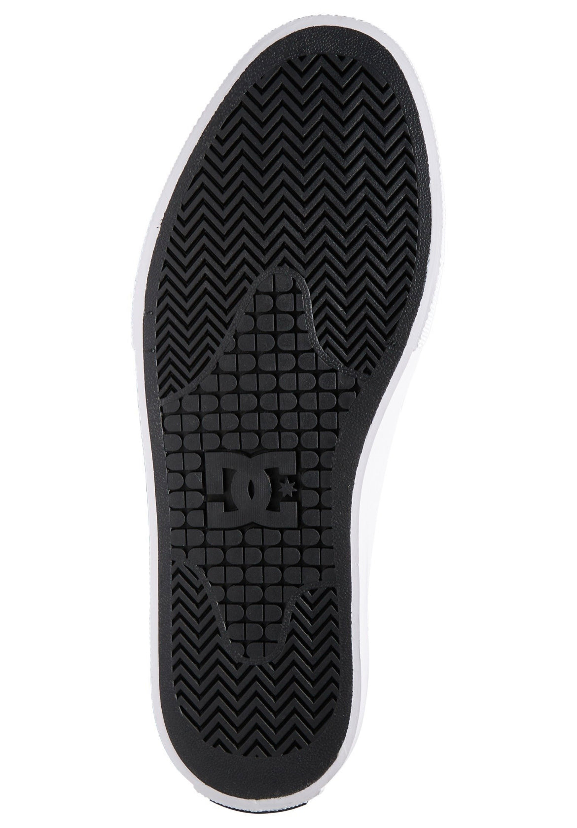 DC SHOES baskets taille 42,5 unisexe noir blanc