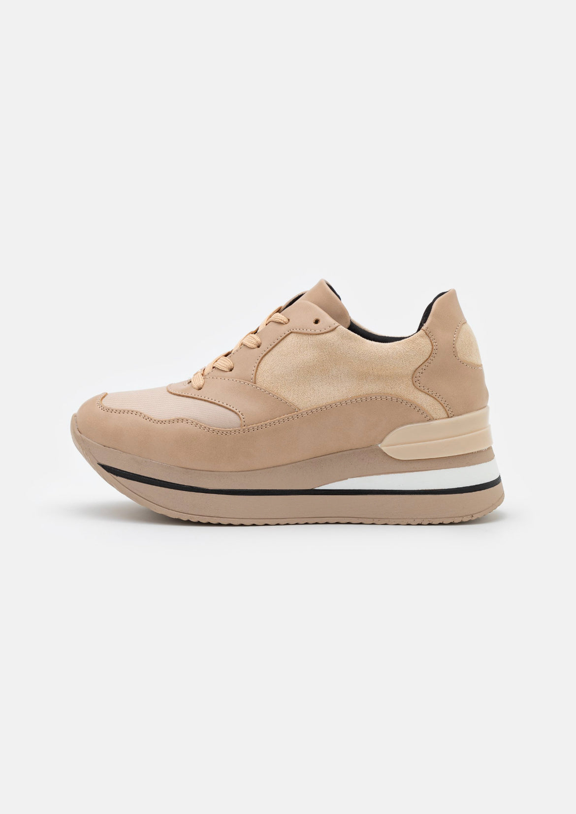 TATA ITALIA baskets taille 37 pour femmes beige