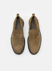 BIANCO Slipper Gr 42 Herren olive