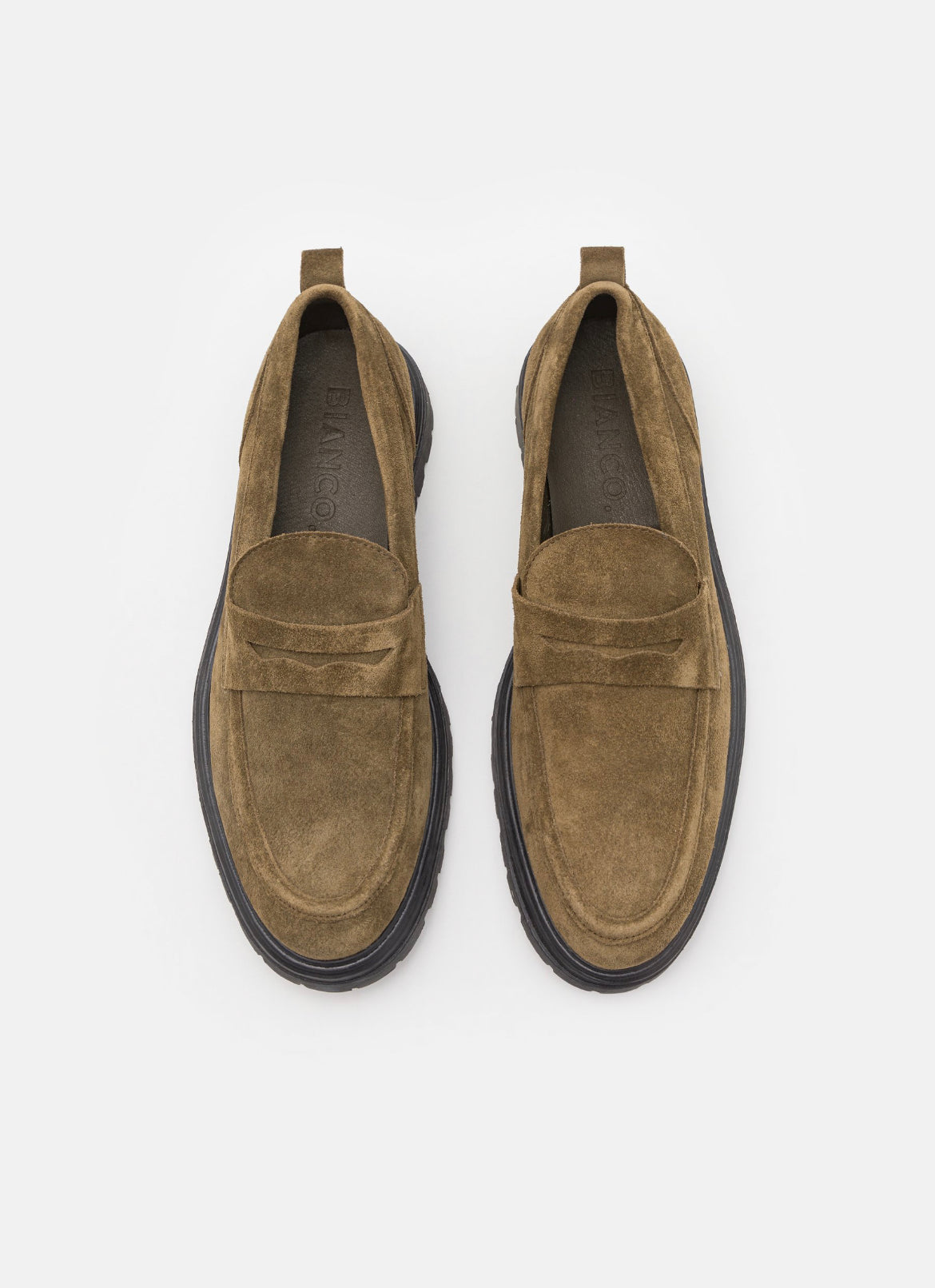 BIANCO Slipper Gr 42 Herren olive