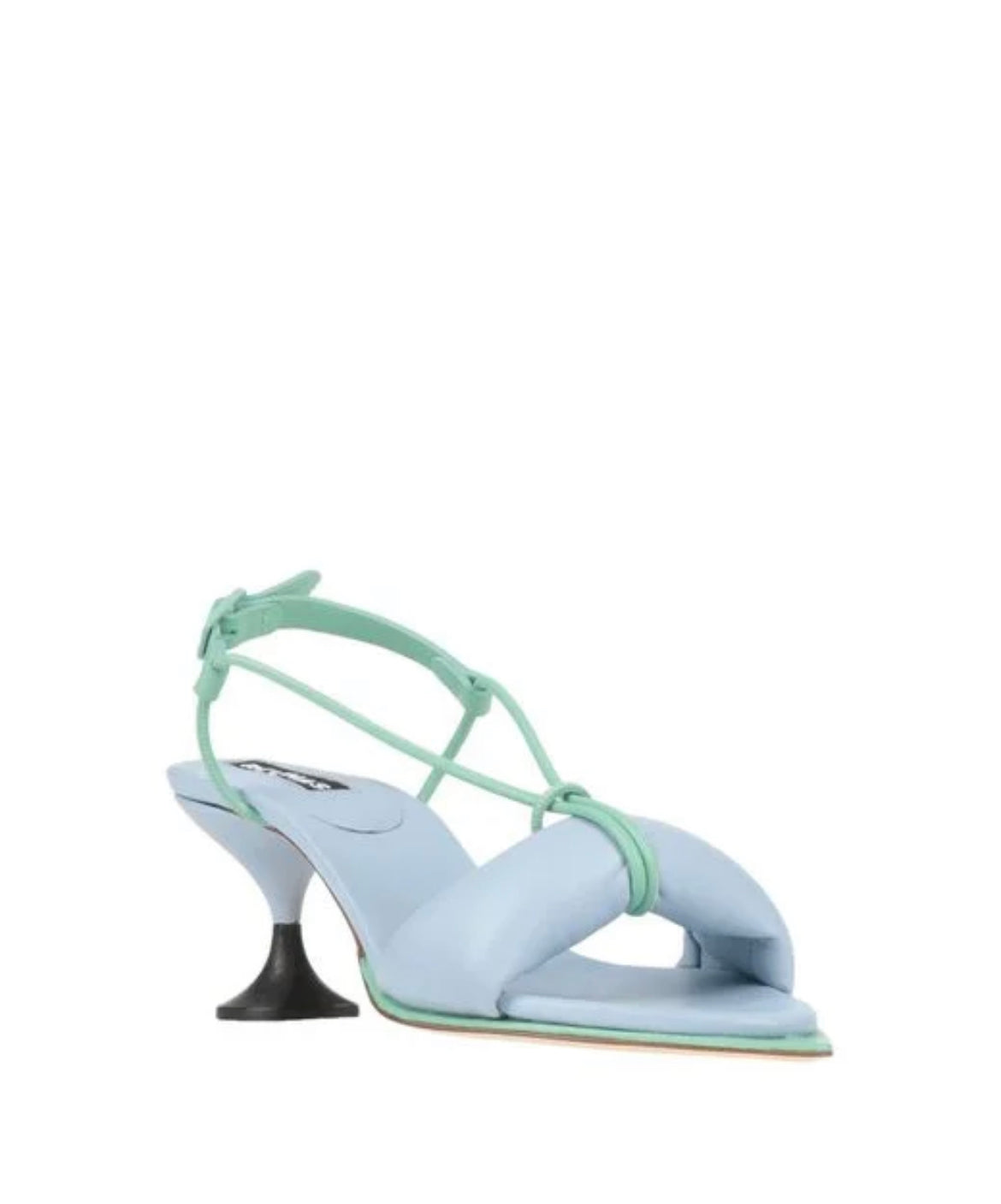 ROCHAS mules hautes taille 36 femme bleu clair