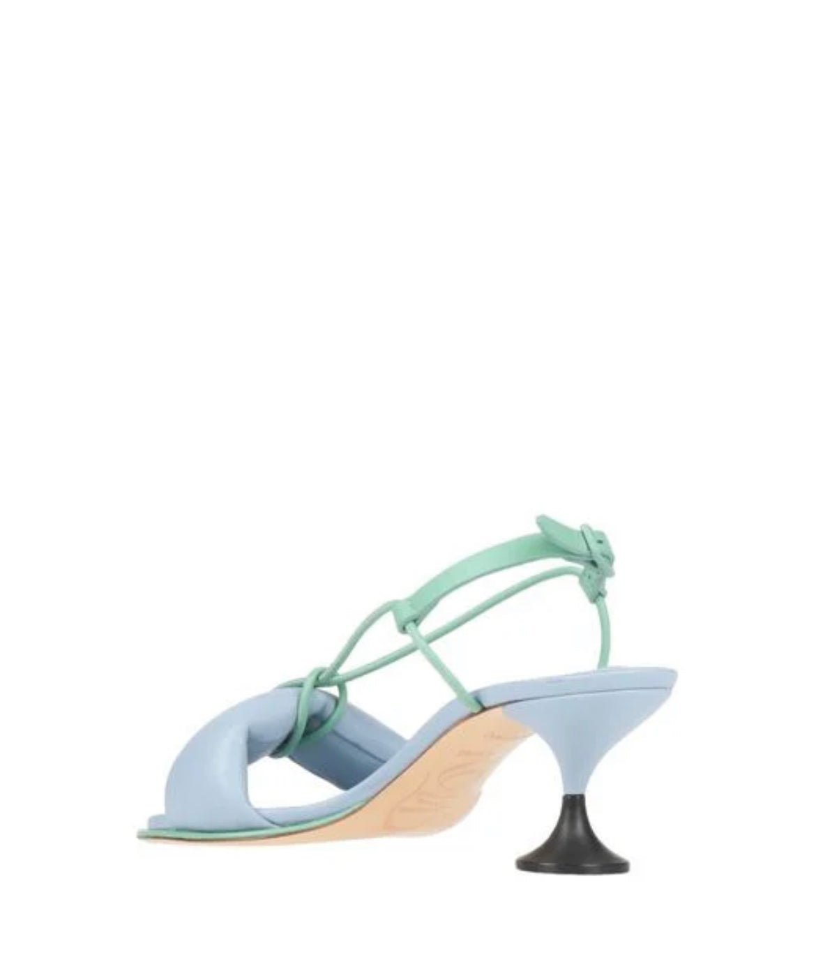 ROCHAS mules hautes taille 36 femme bleu clair