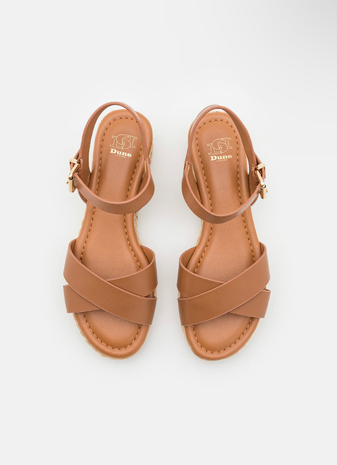 DUNE LONDON Plateausandalette Gr 37,5 Damen tab