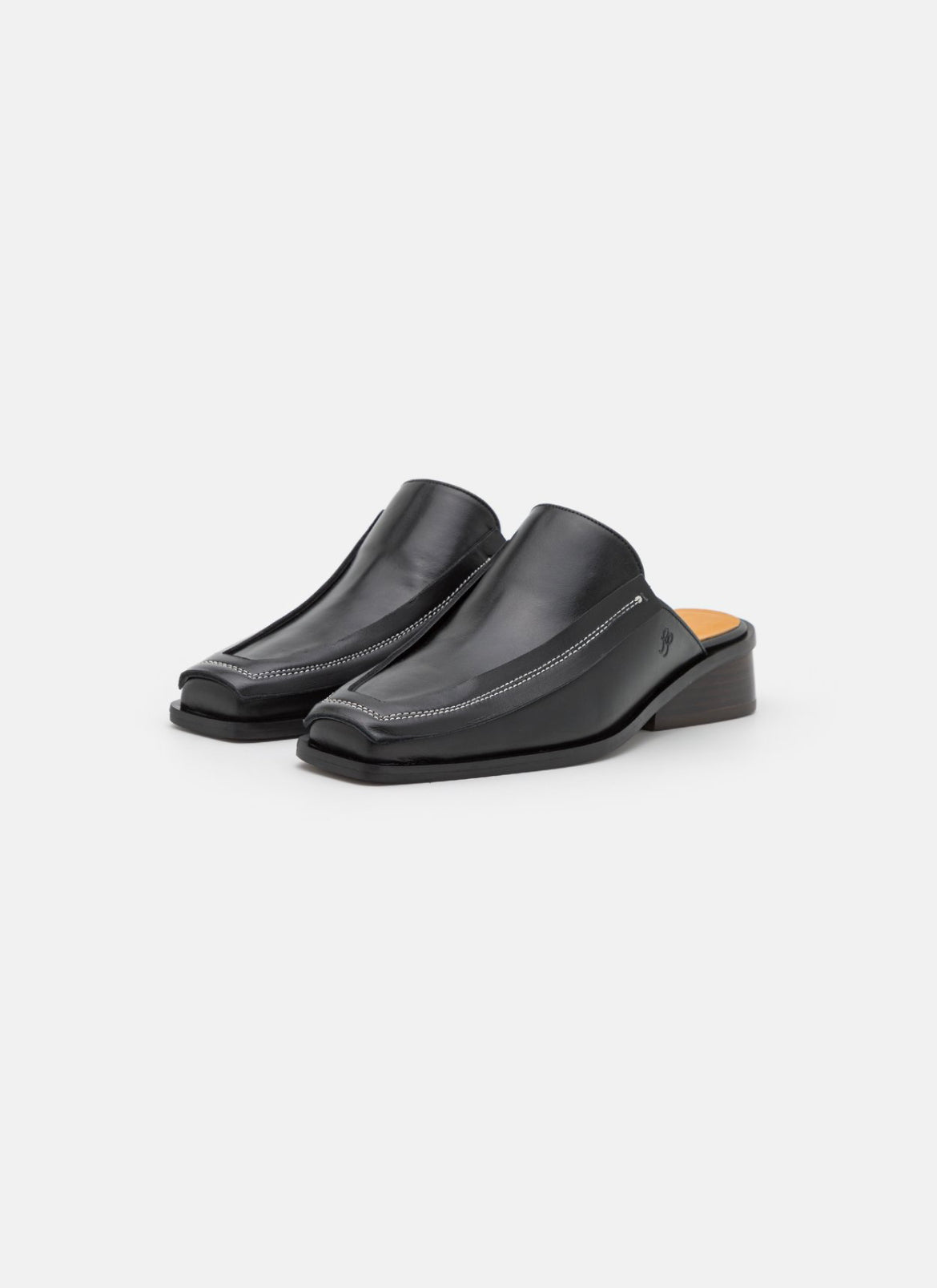 REJINA PYO mules plates taille 39 pour femmes noir