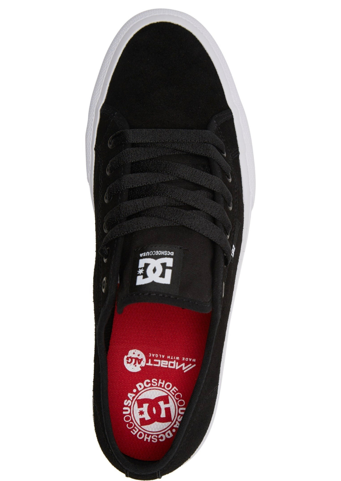 DC SHOES baskets taille 42,5 unisexe noir blanc