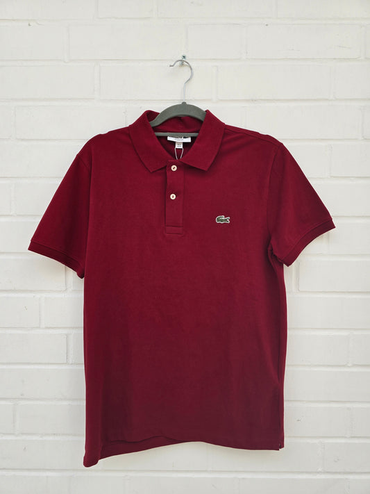 (84) Lacoste Poloshirt dunkelrot