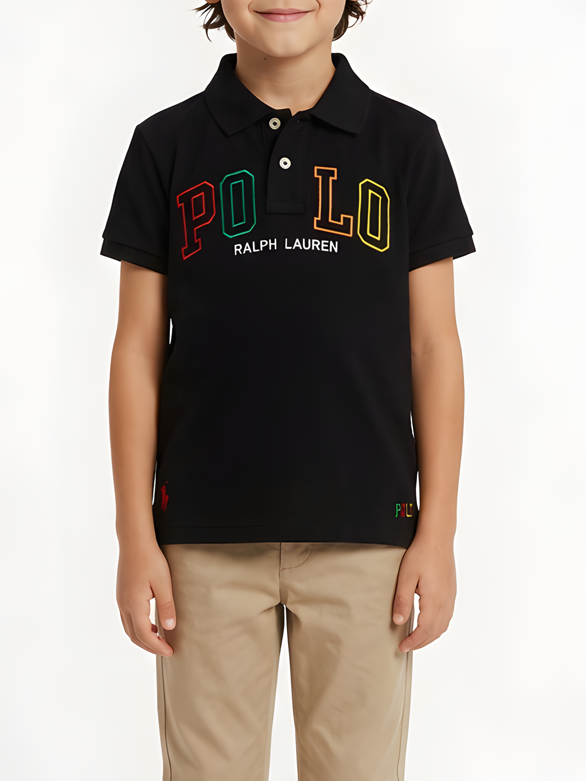 POLO Ralph Lauren Kids Poloshirt weiß .