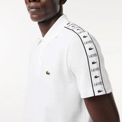 LACOSTE Poloshirt weiß Schultern Logo -146-