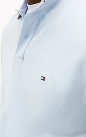 TOMMY HILFIGER Poloshirt hellblau Regular Fit Baumwolle -98-