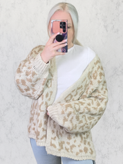 Leo Cardigan Creme Beige