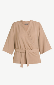 (U8) Ulla Popken Kimono beige 807295 321