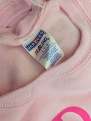 JERZEES NUBLEND 2000er Original Neu Vintage Rosa Ernie und Bert
