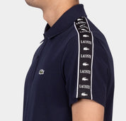 LACOSTE Poloshirt navy blau navyblau Schultern Logo -155-