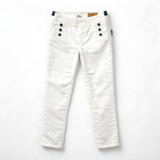 RALPH LAUREN Aubrie Jeans Hose weiß Gr10