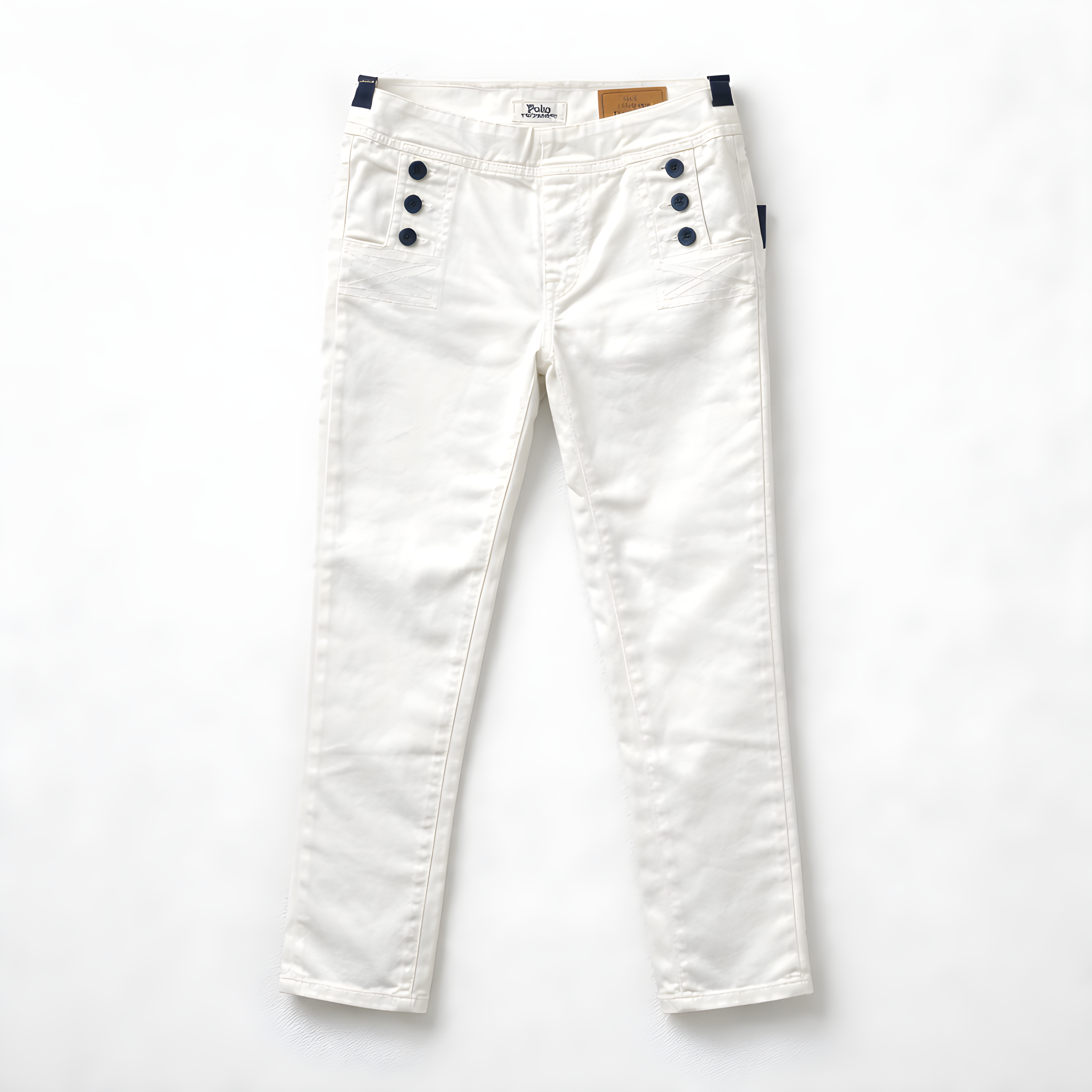 RALPH LAUREN Aubrie Jeans Hose weiß Gr10