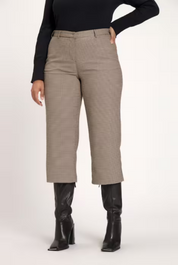 (U6) Ulla Popken Hose kariert 751100 22