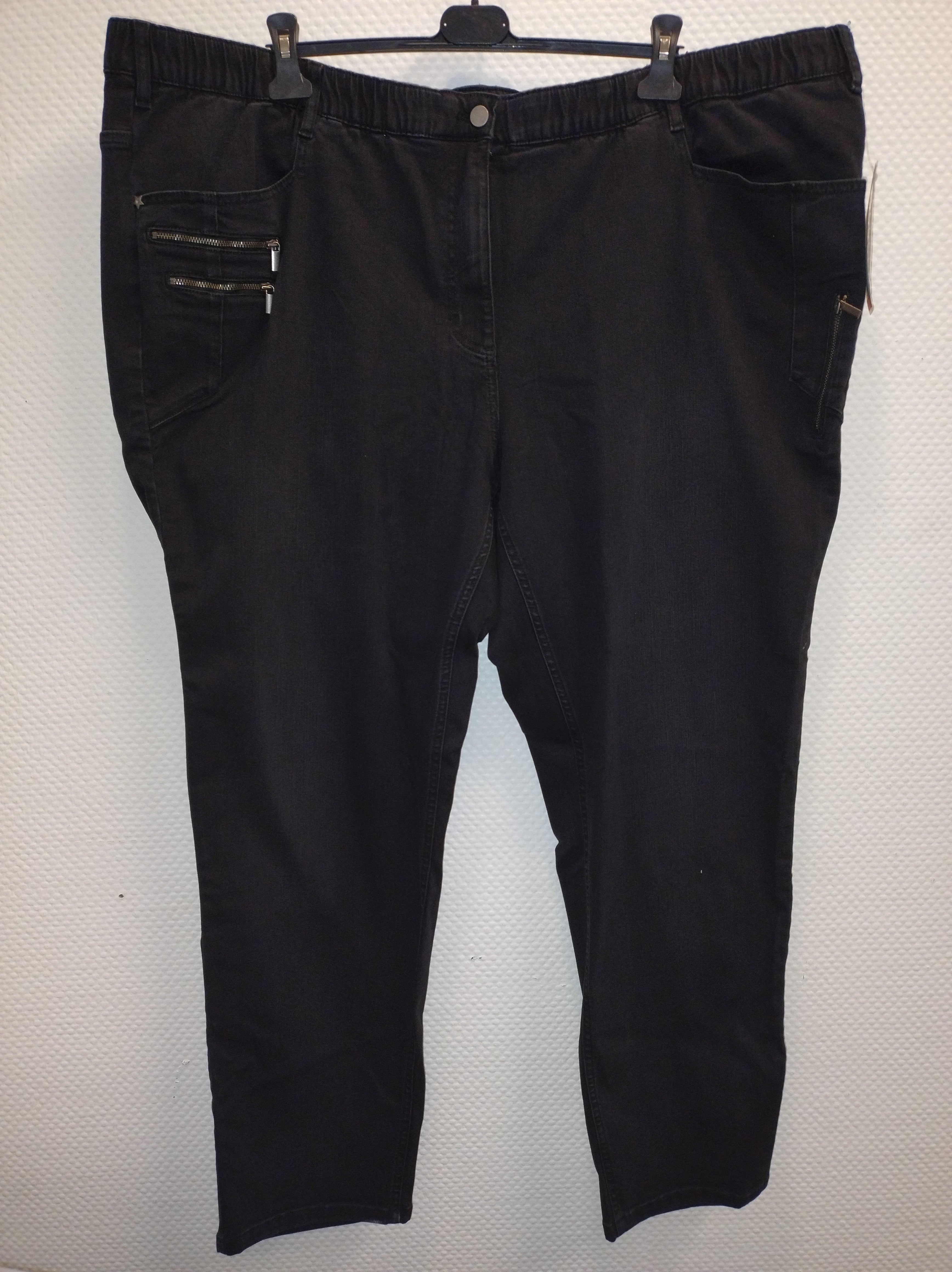 (U45) Ulla Popken Jeans schwarz 751283 10