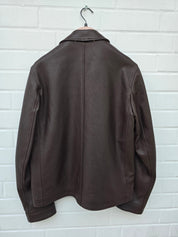 Paul Smith Herren Lederjacke braun Gr M Echtleder