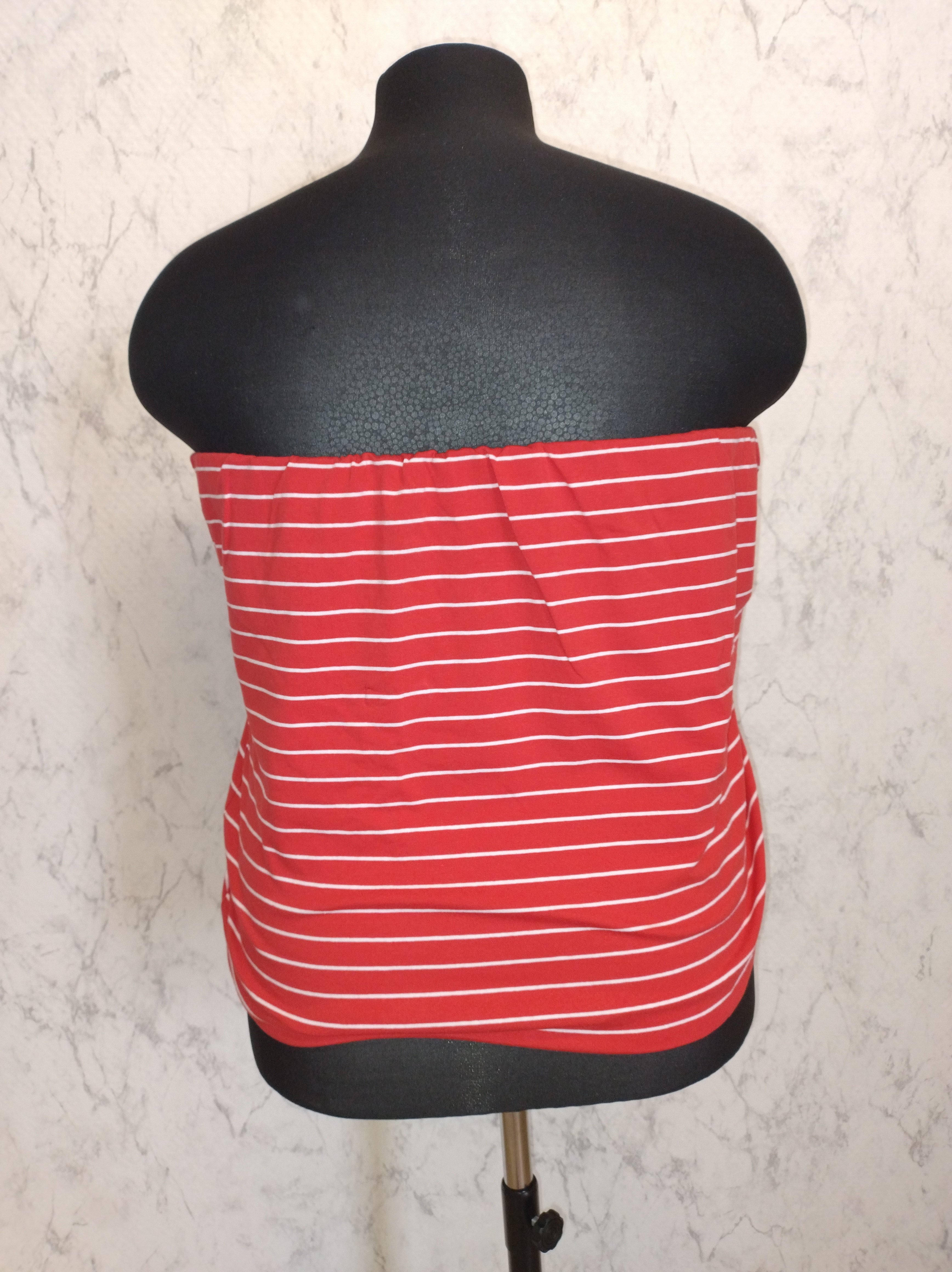 (U45) Ulla Popken Tube top Rot 2erpack 711273 51