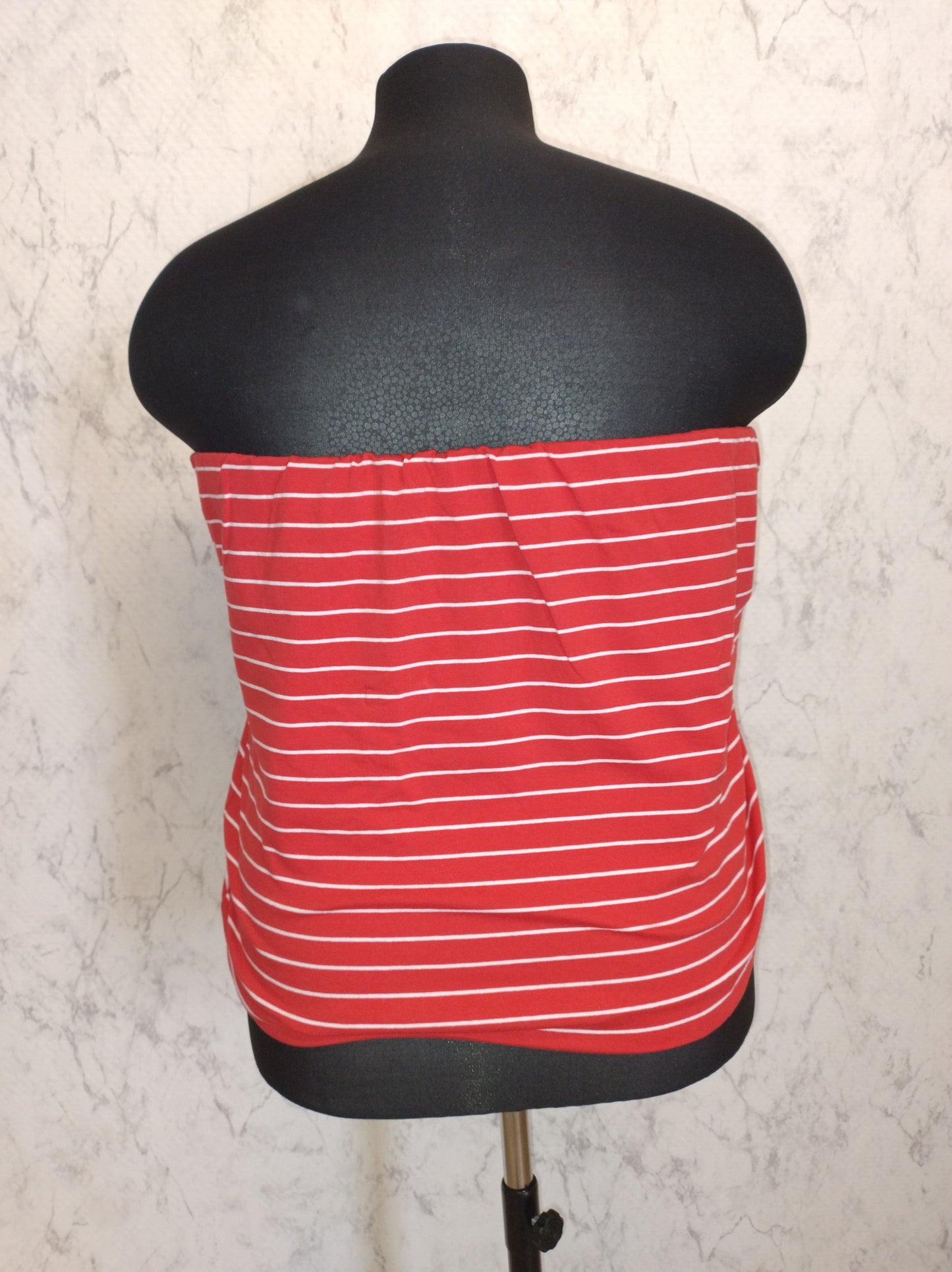 (U45) Ulla Popken Tube top Rot 2erpack 711273 51