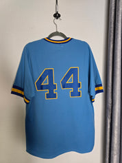 Vintage Mitchell & Ness Brewers 44 Shirt blau NEW With hang tag