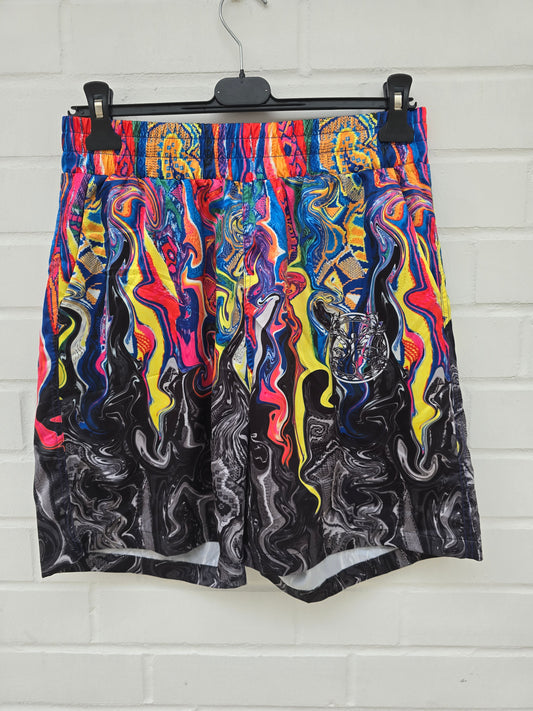 (124) Carlo Colucci Satin Short bunt
