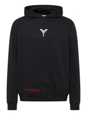 Carlo Colucci Fake News Hoodie schwarz weiß C4227 -114-