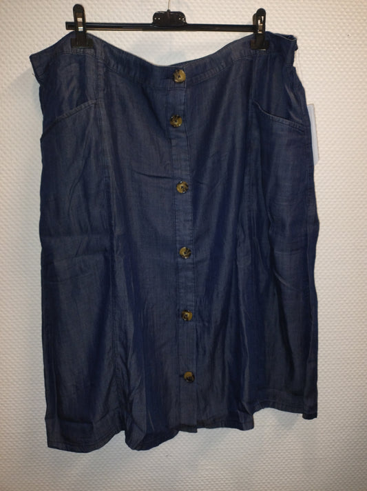 (U44) Ulla Popken Rock blau 747293 92