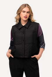 (U25) Ulla Popken Weste schwarz 807757 100