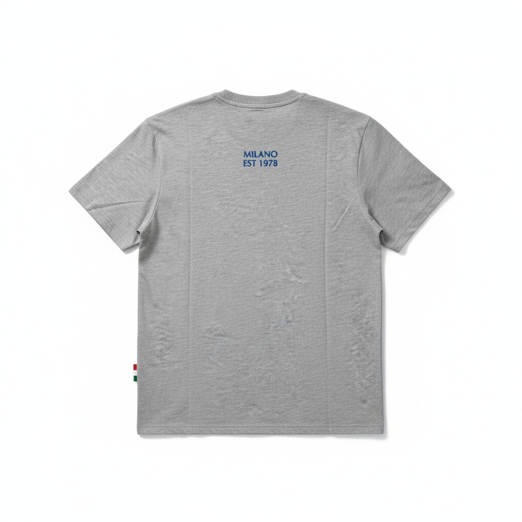 Carlo Colucci Tshirt schwarz / grau Großes C Brust