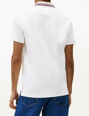 TOMMY HILFIGER Poloshirt weiß Baumwolle Regular Fit -98-