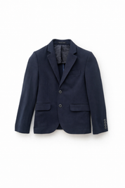 HACKETT LONDON Junior Stretch Blazer 100% Cotton Navy (11/12YRS)