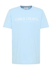 Original Carlo Colucci Tshirt Basic Schlicht verschiedene Farben.